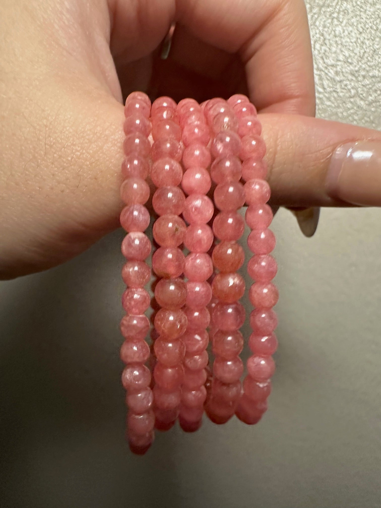 Mini Rhodochrosite Bracelet