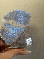 Moonstone & Sunstone Moon Carving