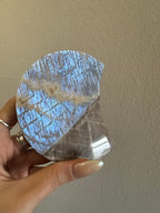 Moonstone & Sunstone Moon Carving