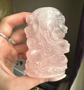 Rose Quartz Ganesh Carving