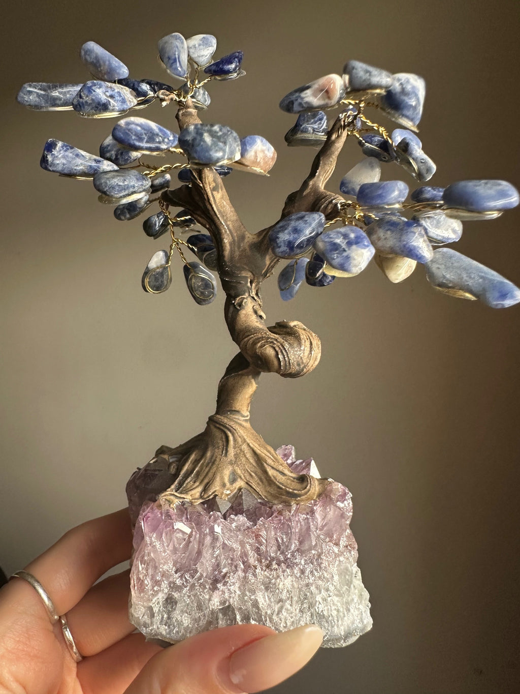 Sodalite and Amethyst Tree - Medium