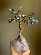 Sodalite and Amethyst Tree - Medium