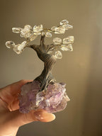 Clear Quartz and Amethyst Tree - Mini