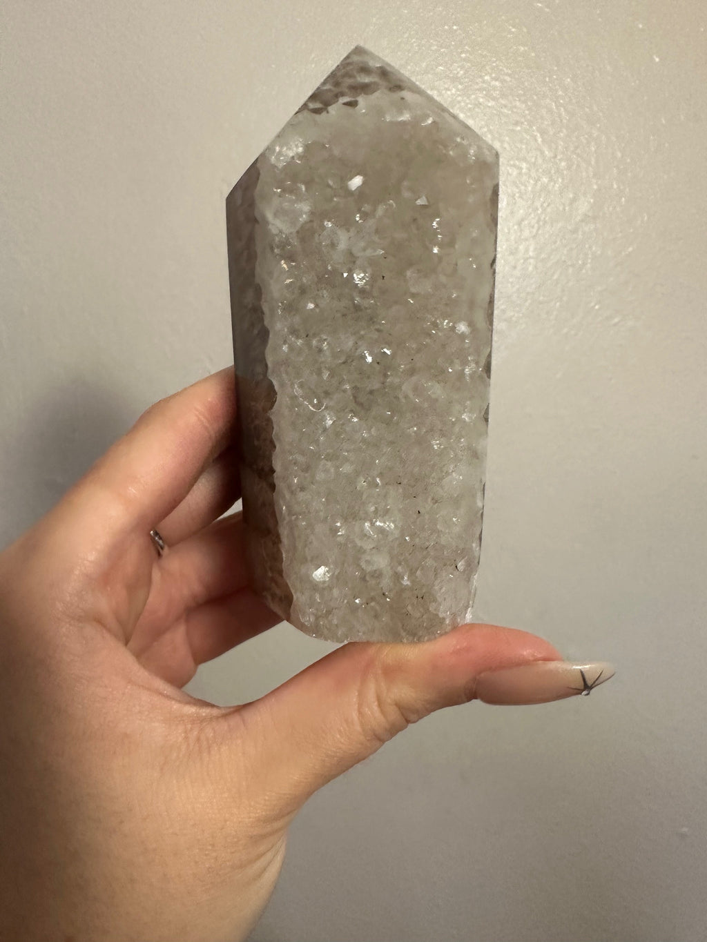 Druzy Agate Tower