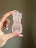 Rose Quartz Goddess Body - Small