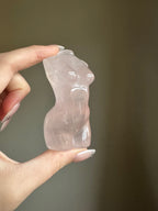 Rose Quartz Goddess Body - Small