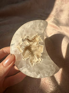 Brazilian Druzy Agate Moon