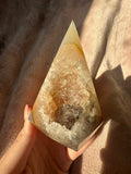 Brazilian Agate Druzy Cone