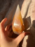 Brazilian Agate Druzy Cone