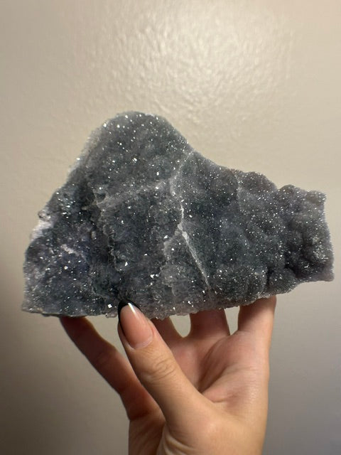Brazilian Zeolite / Amethyst Flower Cluster - with stand