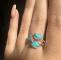 Turquoise Triple Sterling Silver Ring