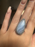 Blue Lace Agate Sterling Silver Ring