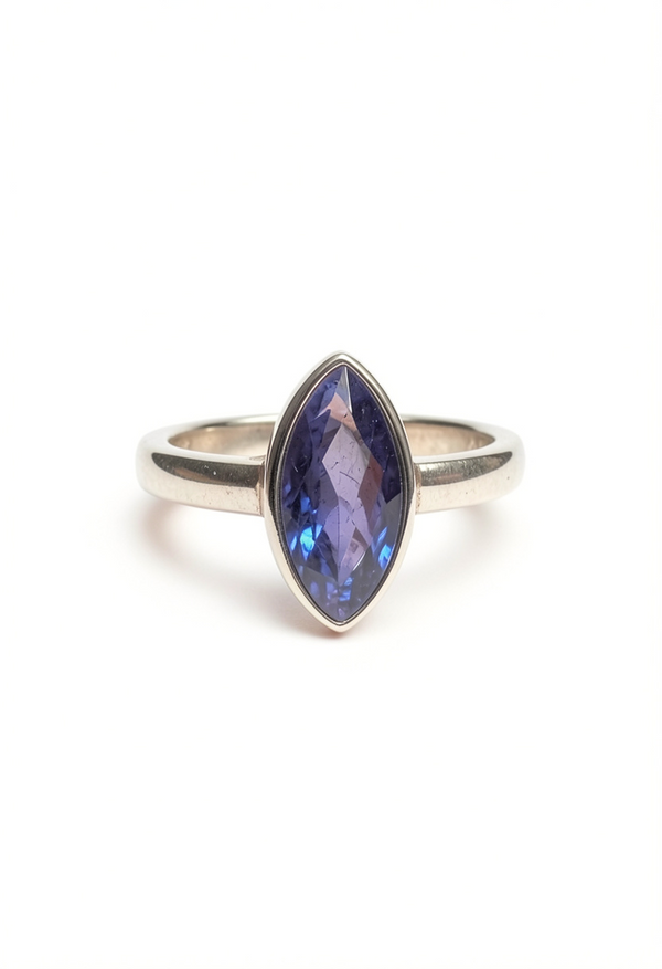 Kyanite Marquise Sterling Silver Ring