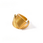 Gold Textured Ring